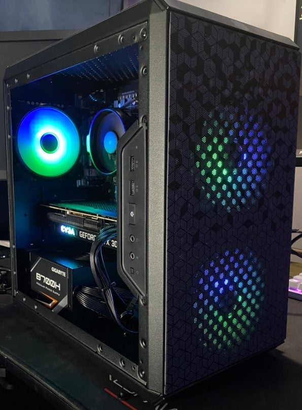 2EZ Builds Gaming PC - AMD Ryzen 5500/AMD RX 6600 - 16GB DDR4 3200mhz CL22 RAM (Built to Order)